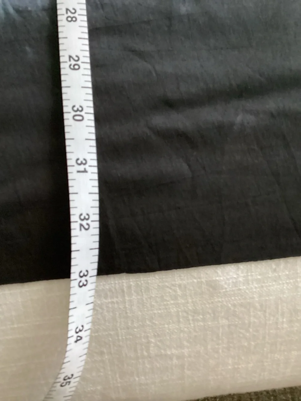 LUA Silk Linen Scarf Charcoal Tie Dye 33”x77” Lightweight Luxury Wrap NWT